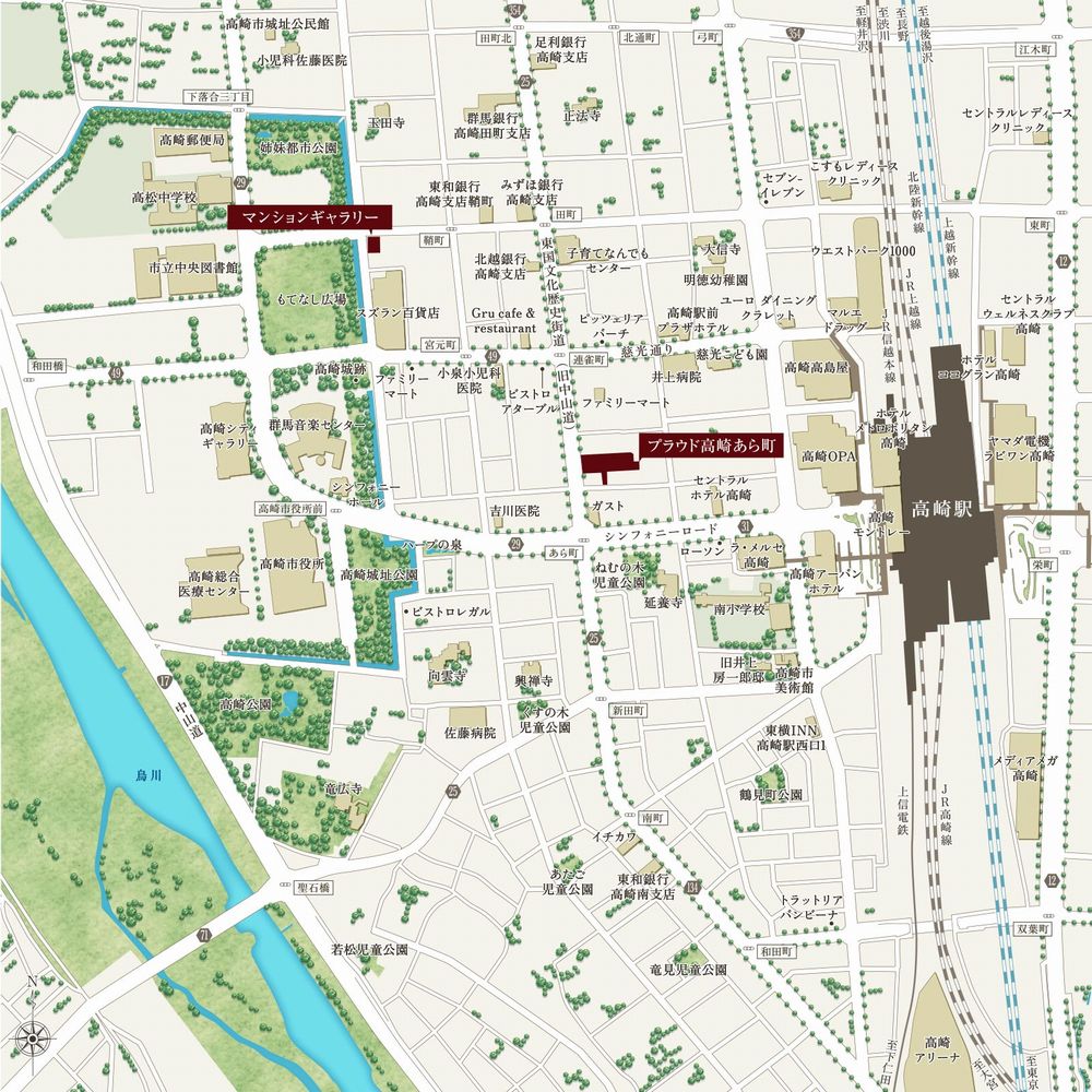 【賃貸マンション】プラウド高崎あら町