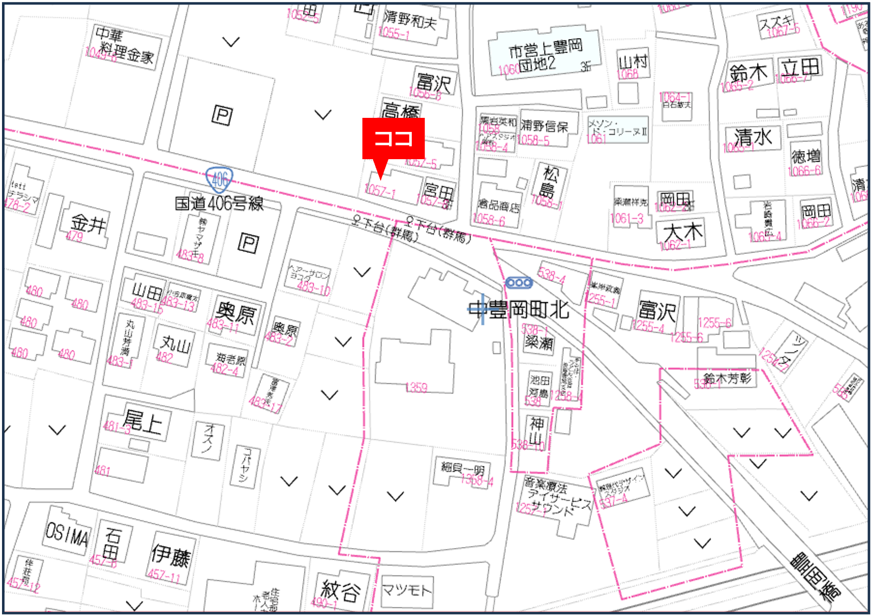 【売地】高崎市上豊岡